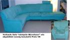 Sofa mintgrün Microfaser